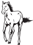 Clipart Image For Headstone Monument Horse 16