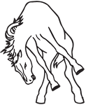 Clipart Image For Headstone Monument Horse 19