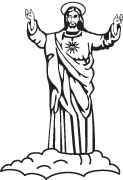 Clipart Image For Headstone Monument jesus 01