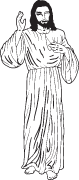 Clipart Image For Headstone Monument jesus 04