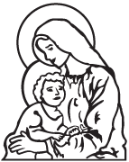 Clipart Image For Headstone Monument mary 05