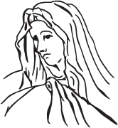 Clipart Image For Headstone Monument mary 08
