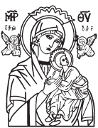 Clipart Image For Headstone Monument mary 12