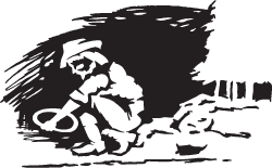 Clipart Image For Headstone Monument man 02