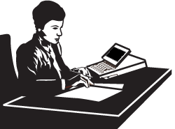 Clipart Image For Headstone Monument man 08