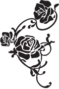 Clipart Image For Headstone Monument rose 01