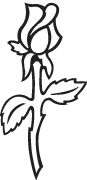 Clipart Image For Headstone Monument rose 07