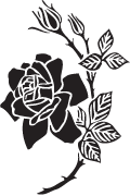 Clipart Image For Headstone Monument rose 09