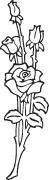 Clipart Image For Headstone Monument rose 18