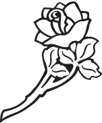 Clipart Image For Headstone Monument rose 20