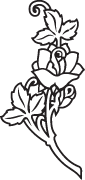 Clipart Image For Headstone Monument rose 21