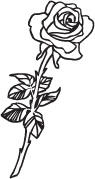 Clipart Image For Headstone Monument rose 23