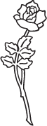 Clipart Image For Headstone Monument rose 24