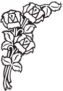 Clipart Image For Headstone Monument rose 25