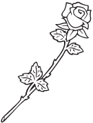 Clipart Image For Headstone Monument rose 27