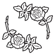 Clipart Image For Headstone Monument rose 28