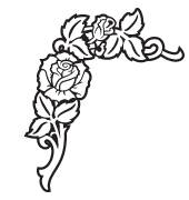 Clipart Image For Headstone Monument rose 31