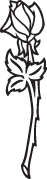 Clipart Image For Headstone Monument rose 34