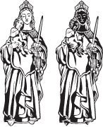 Clipart Image For Headstone Monument saints 05
