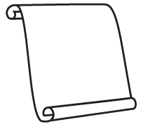 Clipart Image For Headstone Monument Scroll 06