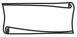 Clipart Image For Headstone Monument Scroll 12