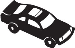 Clipart Image For Headstone Monument car 01