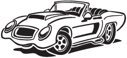 Clipart Image For Headstone Monument car 02
